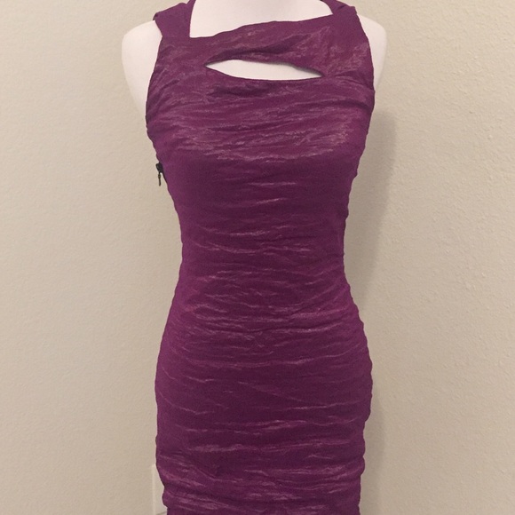 Yigal Azrouel Purple Taffeta Dress - Picture 3 of 7